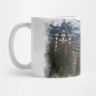 Castle in the Mountains - Banff Alberta Canada Mug